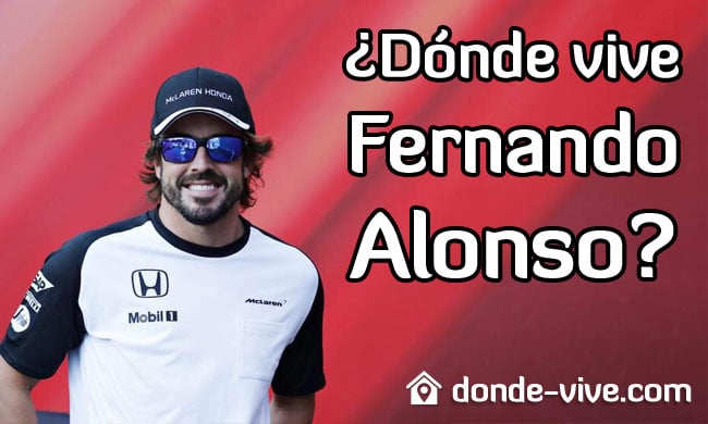 ¿Dónde vive Fernando Alonso?